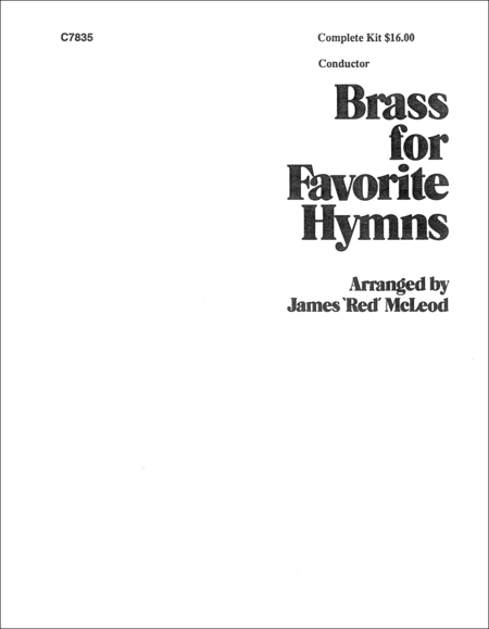 Brass For Favorite Hymns - Score