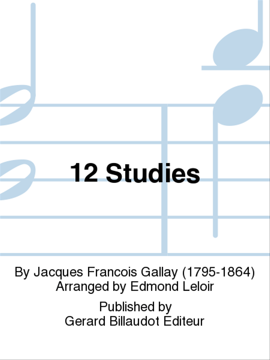 12 Studies Trombone Solo scores gallery preview page 1