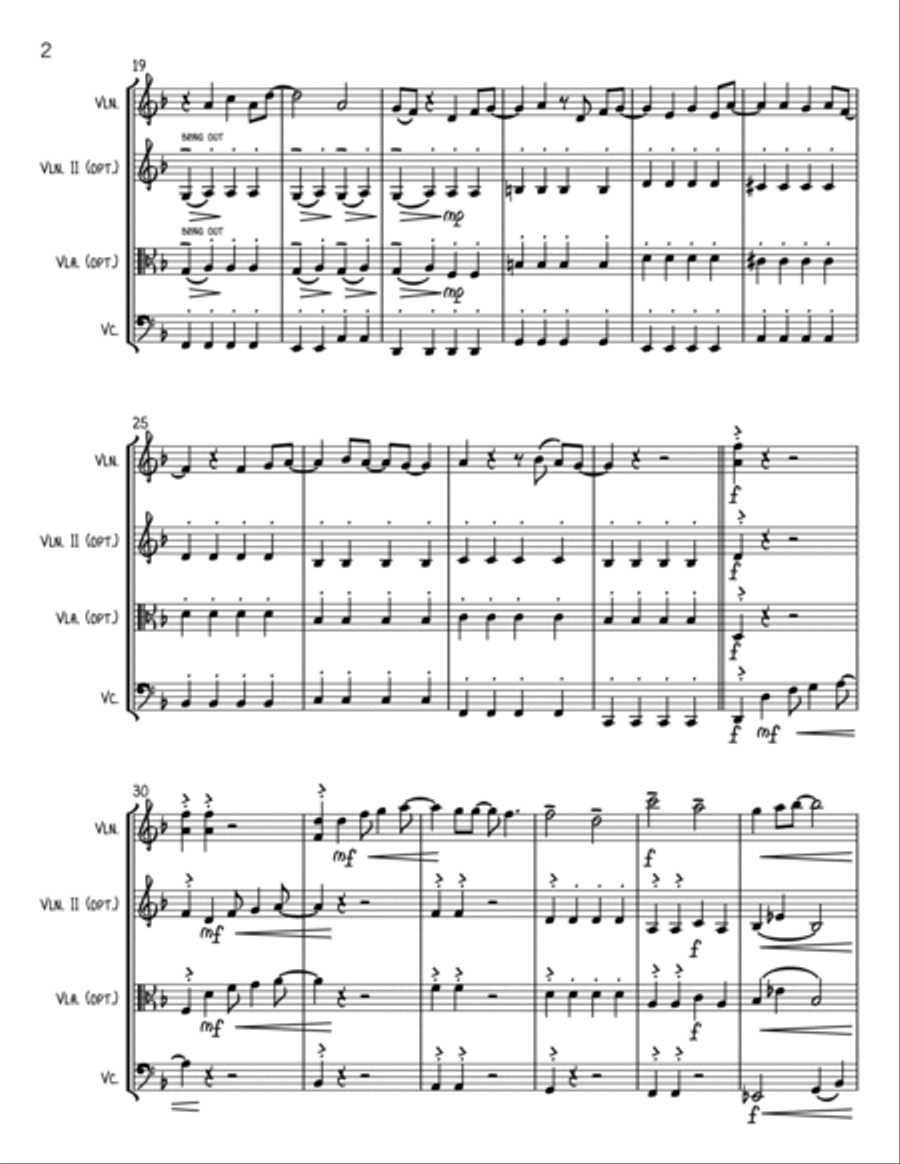 Mr. Blue Sky Mr. Blue Sky String Trio scores gallery preview page 2