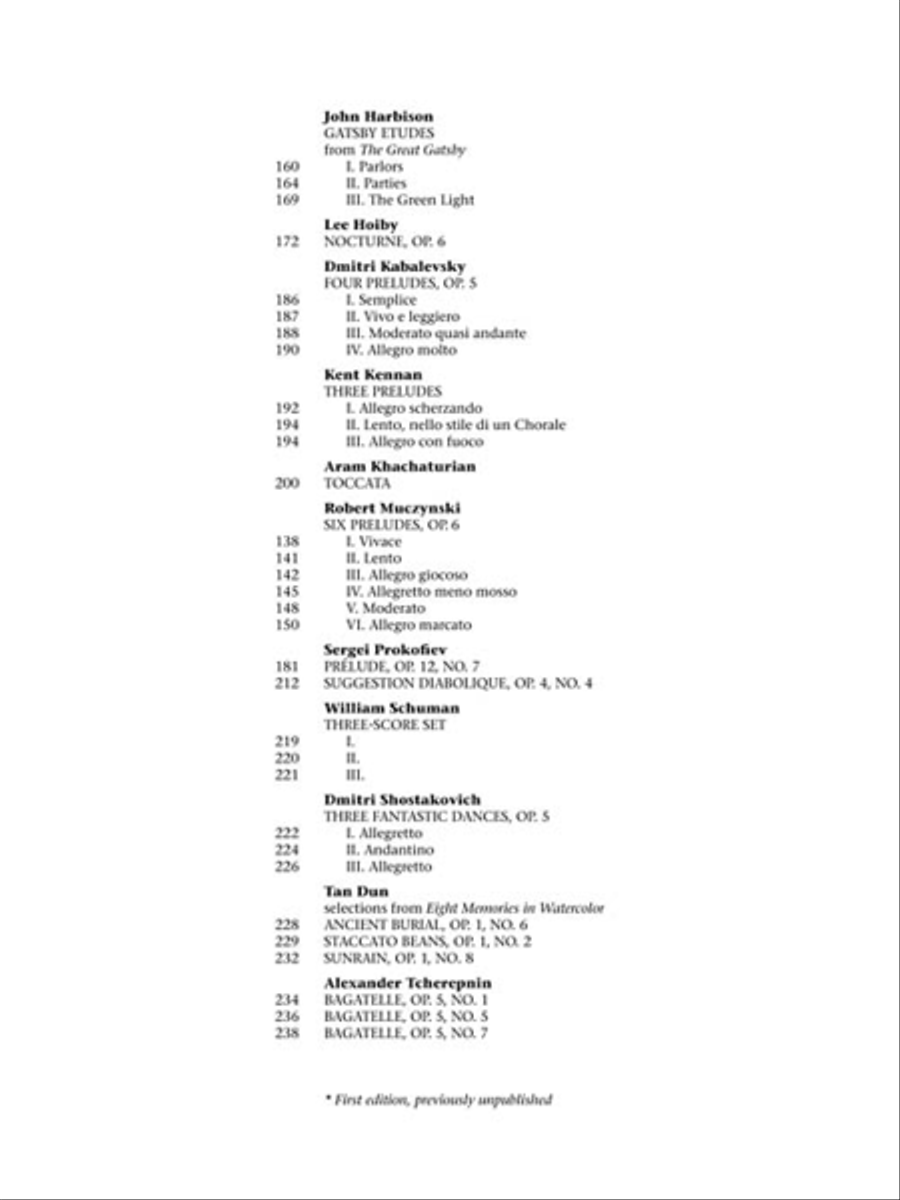 The G. Schirmer Piano Collection Piano Solo scores gallery preview page 4