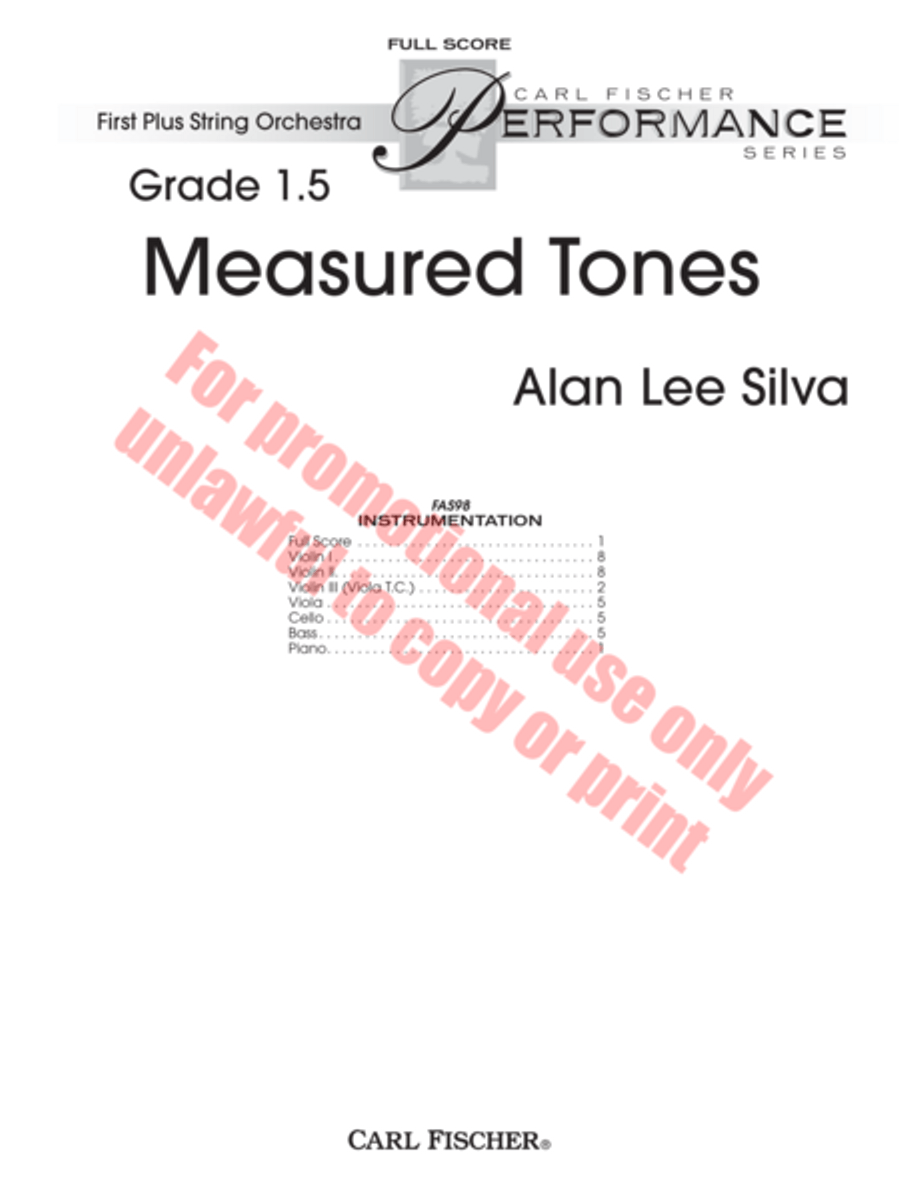 Measured Tones String Orchestra scores gallery preview page 2