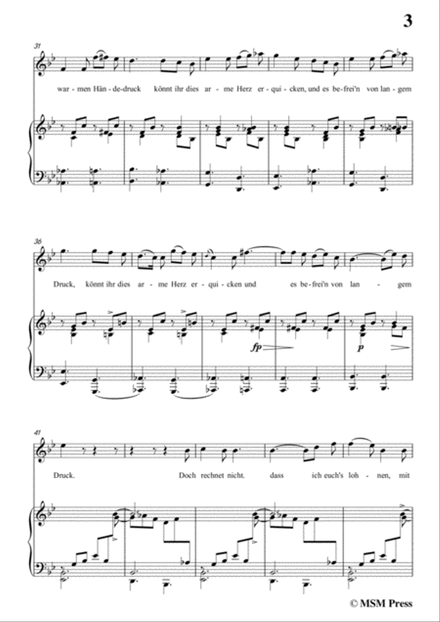 Schubert-Pilgerweise,in g minor,for Voice&Piano Voice scores gallery preview page 5
