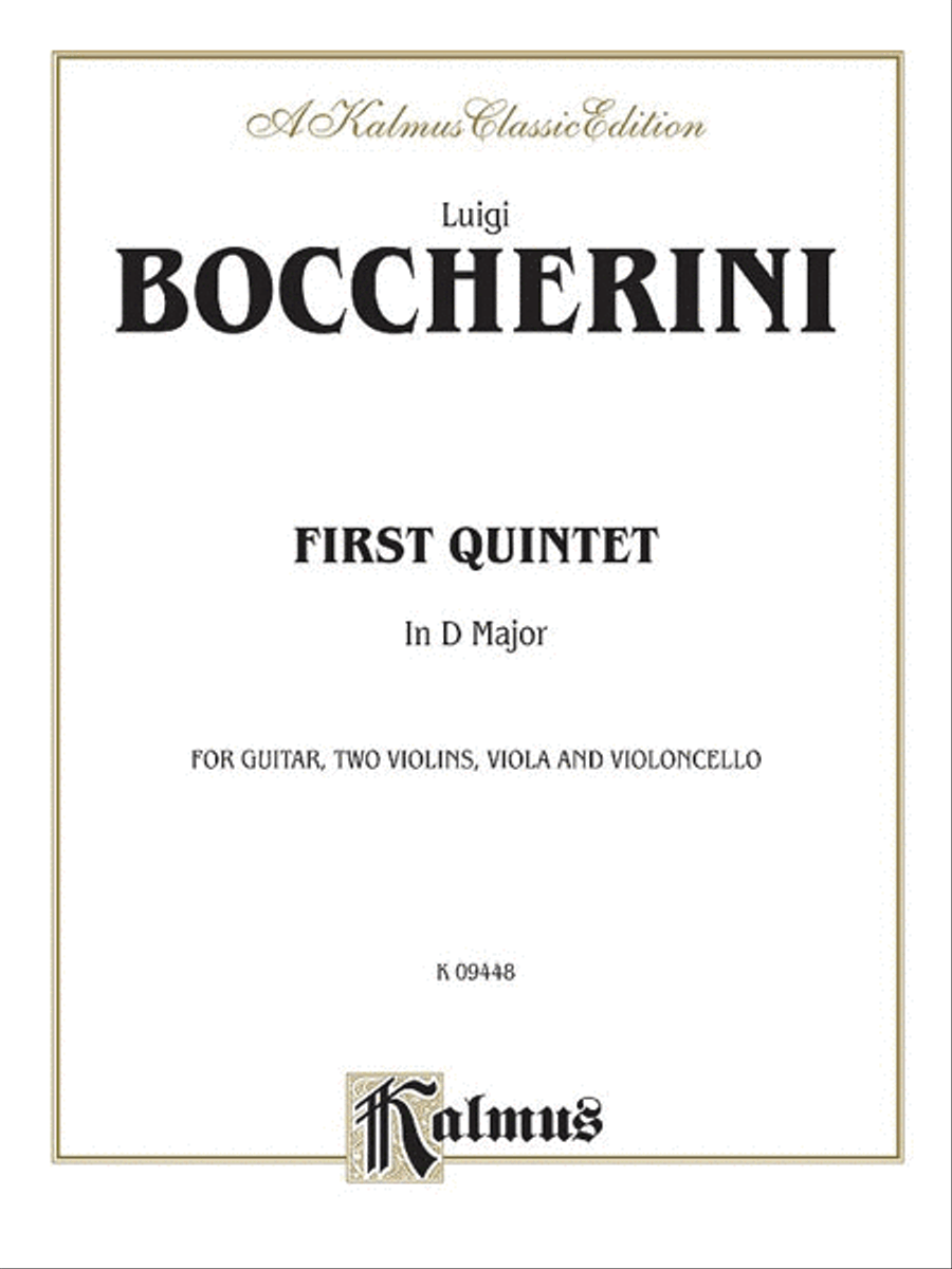 1st String Quintet In D Maj Small Ensemble scores gallery preview page 1