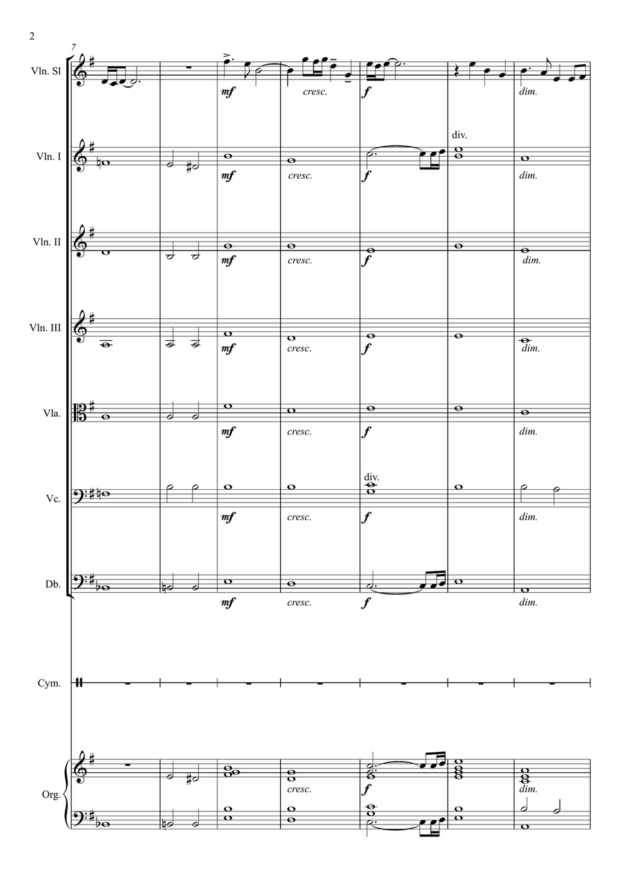 Dolorium String Orchestra scores gallery preview page 3