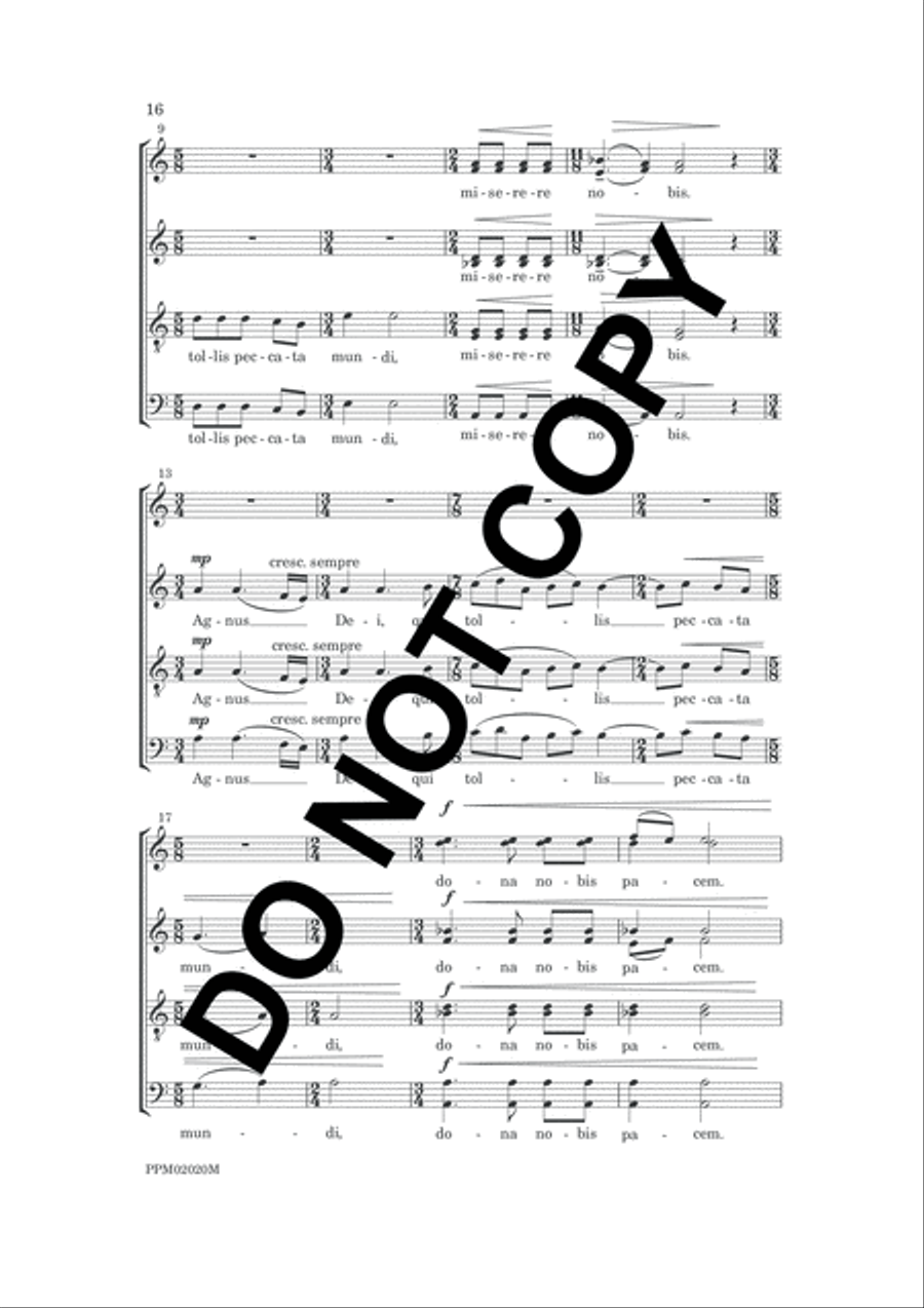 Mass 4-Part scores gallery preview page 19