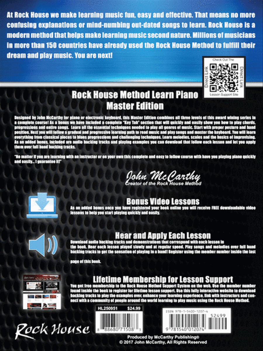 The Rock House Piano Method - Master Edition Piano Method scores gallery preview page 6