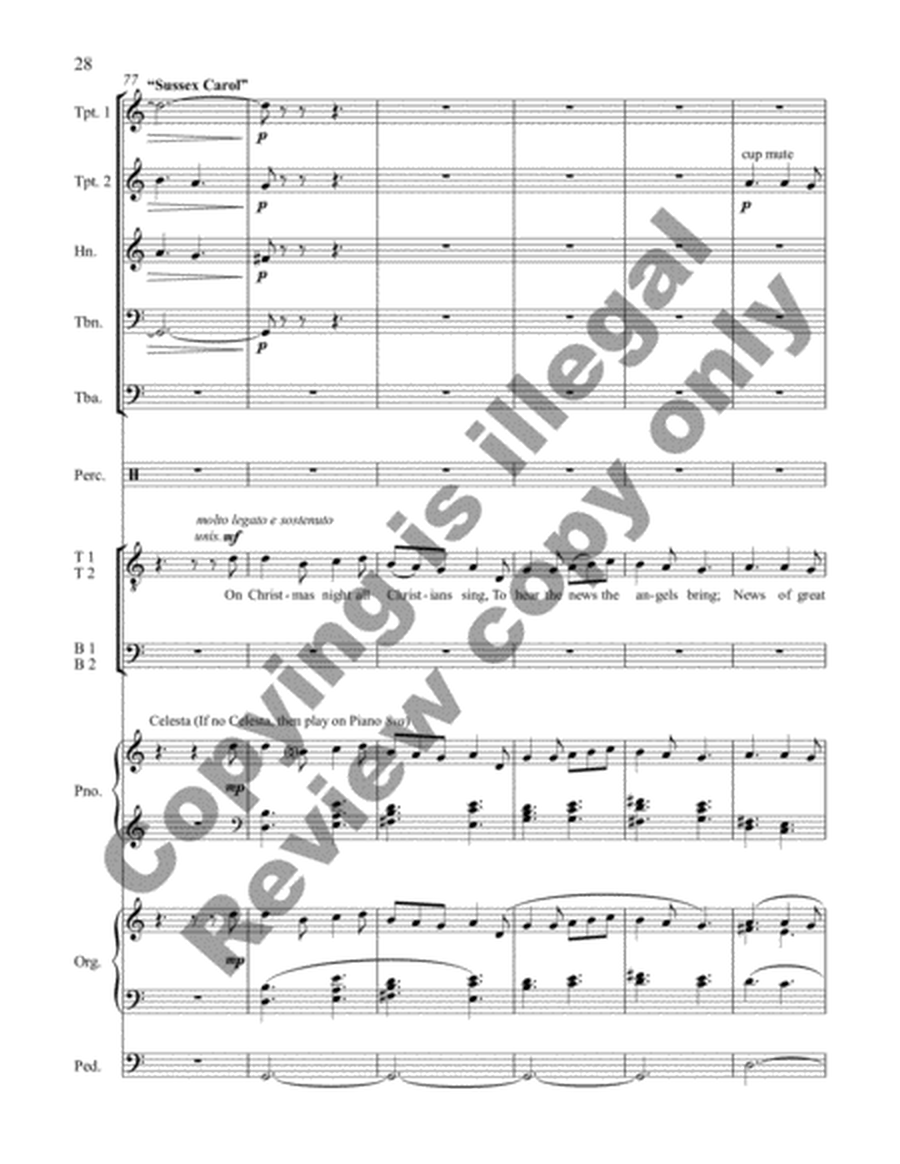 Christmas Intrada (TTBB Brass Version Score)