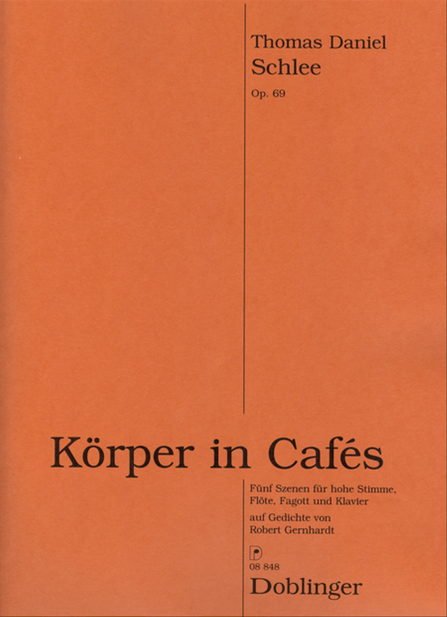Korper in Cafes op. 69 Flute scores gallery preview page 1