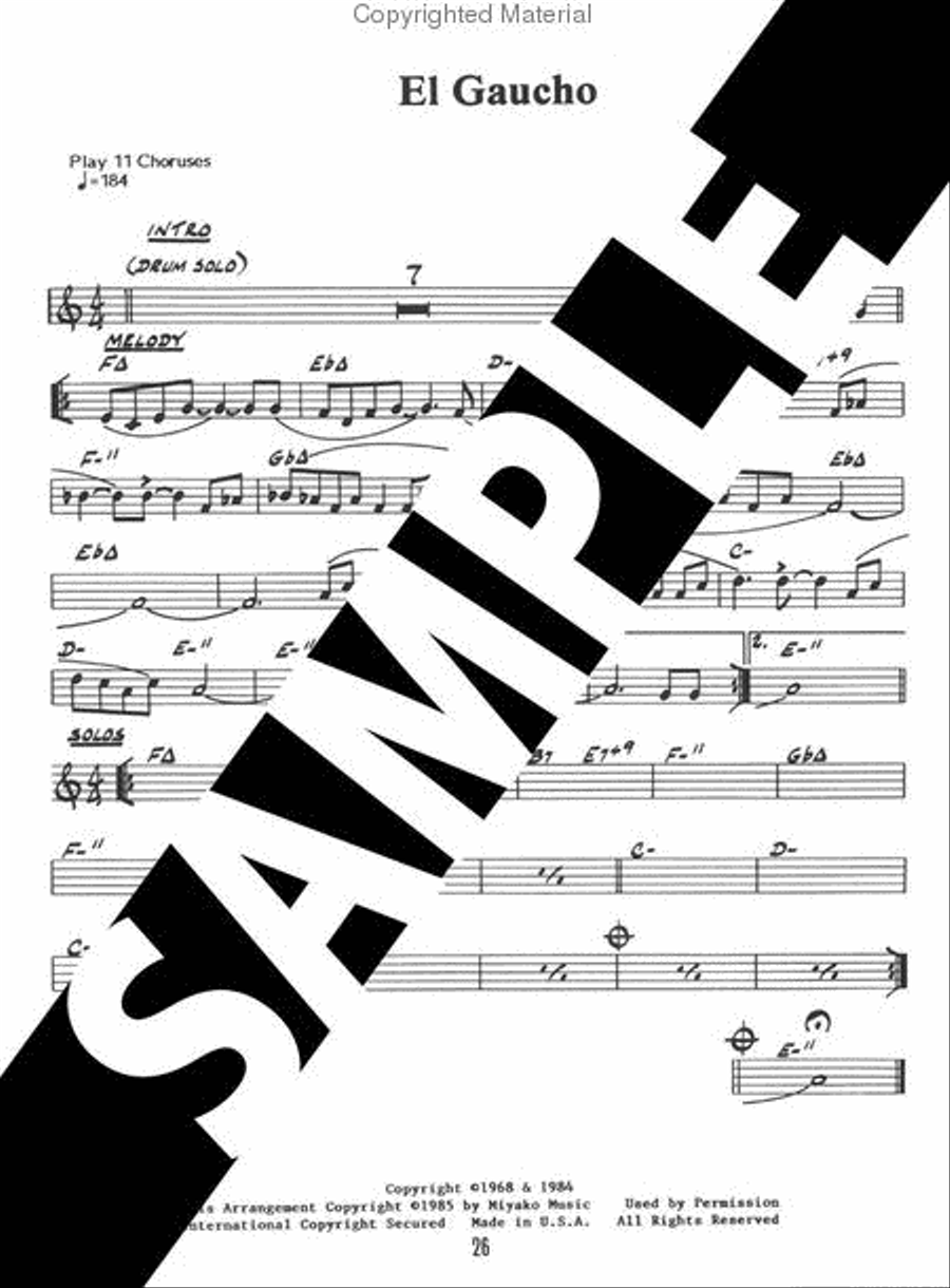 Volume 33 - Wayne Shorter Tenor Saxophone scores gallery preview page 5