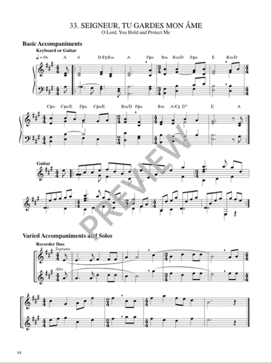 Christe Lux mundi - Instrument edition Guitar scores gallery preview page 86