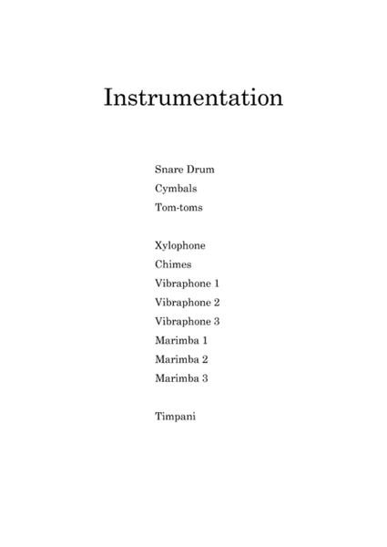 Reviving, for percussion ensemble image number null