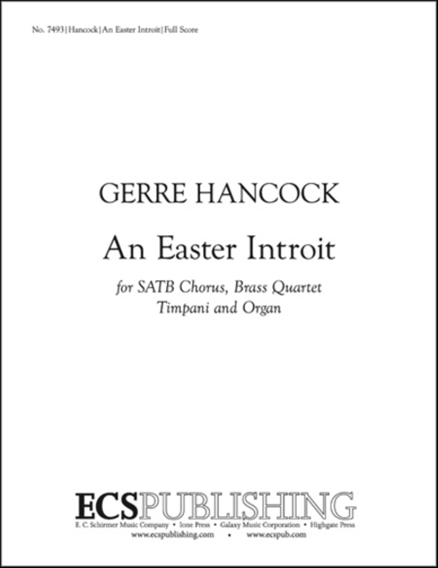 An Easter Introit (Full Score) Choir scores gallery preview page 1