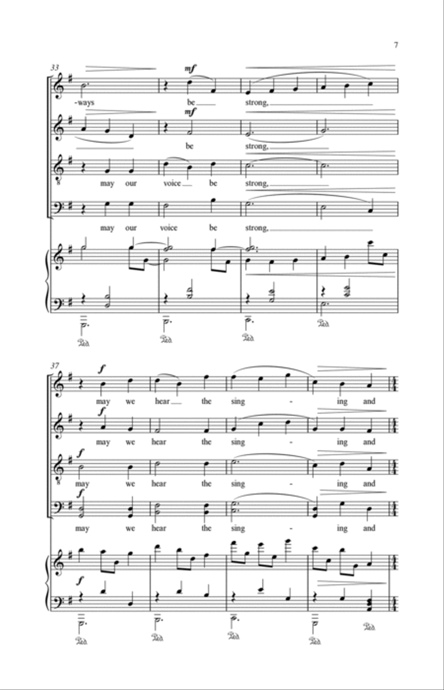 Sing Gently Sing Gently 4-Part scores gallery preview page 5