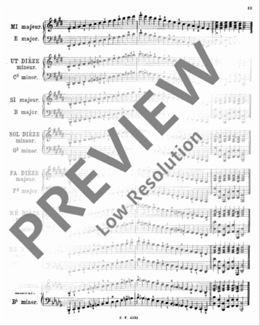 Exercices Preparatoiry Piano Solo scores gallery preview page 14