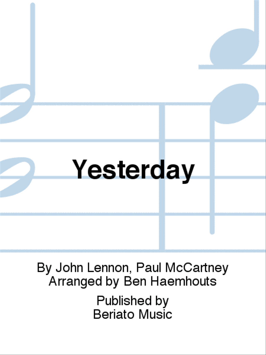 Yesterday Fanfare Band scores gallery preview page 1