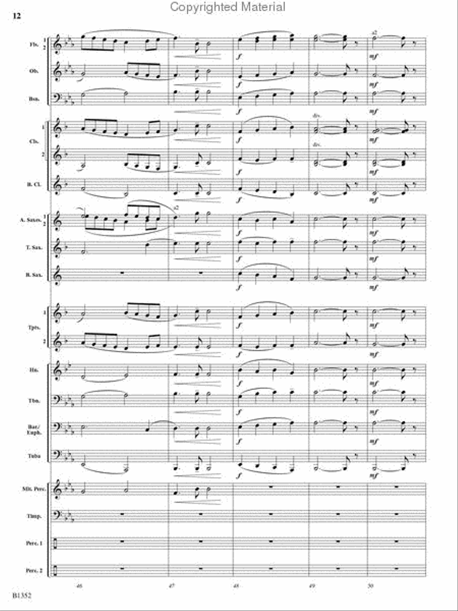 A Christmas Montage Concert Band scores gallery preview page 11
