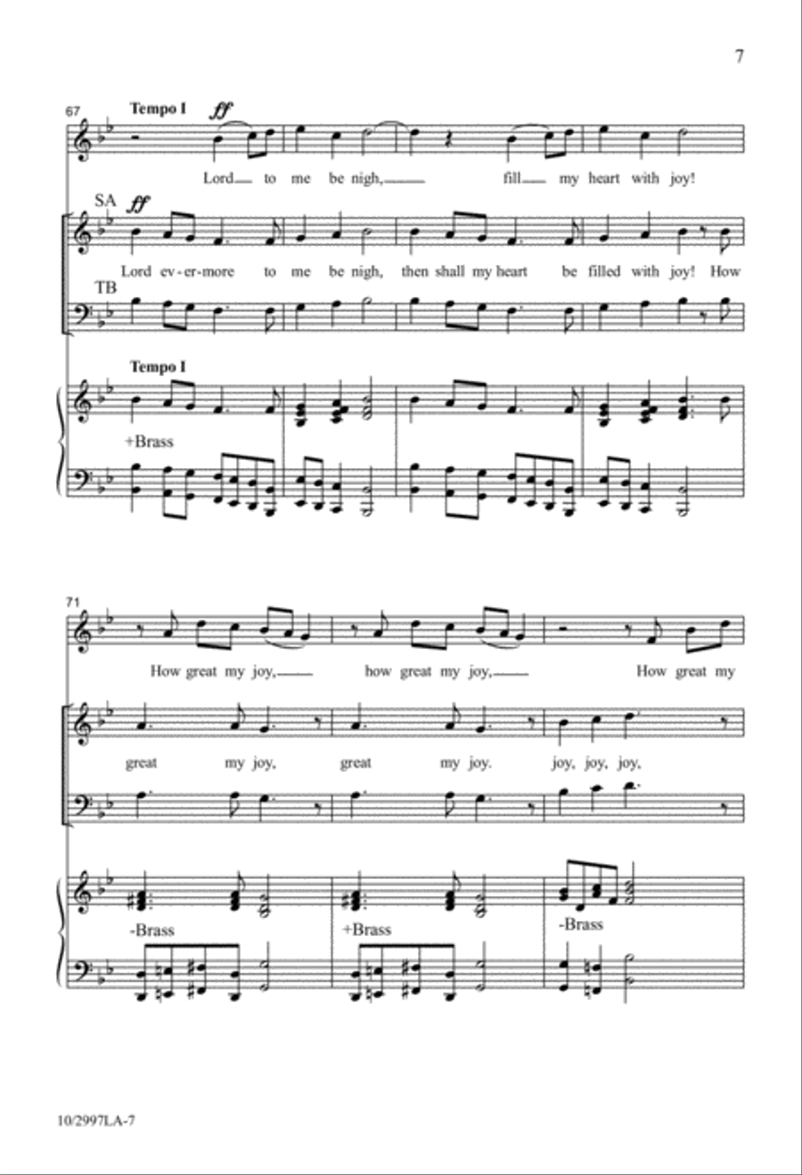 While by My Sheep Divisi scores gallery preview page 7