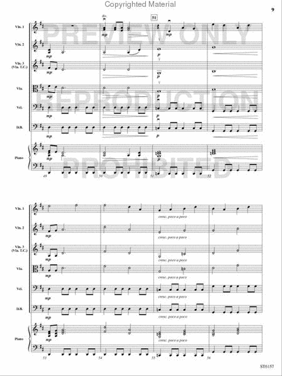 Morning Lights Morning Lights String Orchestra scores gallery preview page 8
