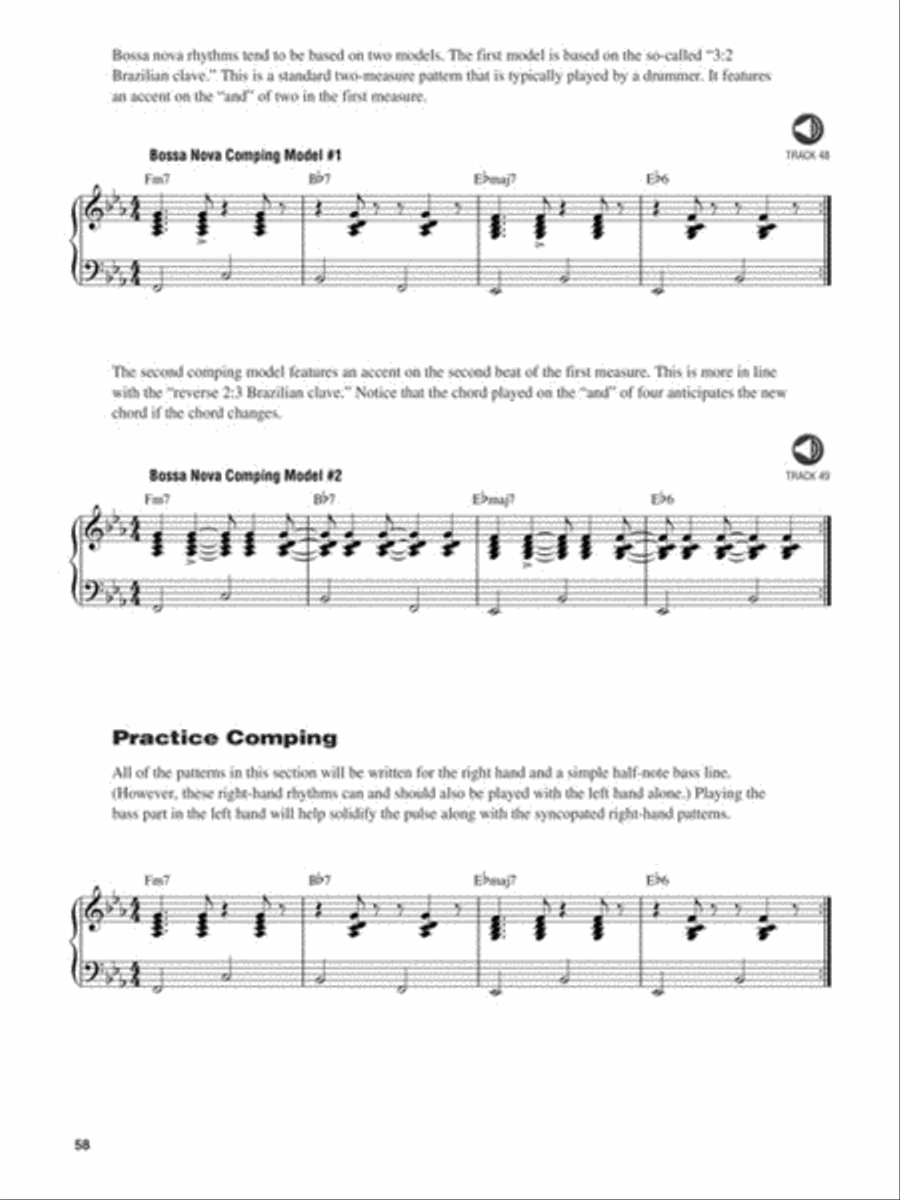 Latin Jazz Piano – The Complete Guide with Online Audio! Piano Method scores gallery preview page 6