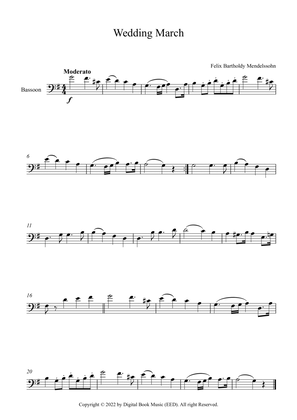 Wedding March - Felix Bartholdy Mendelssohn (Bassoon)