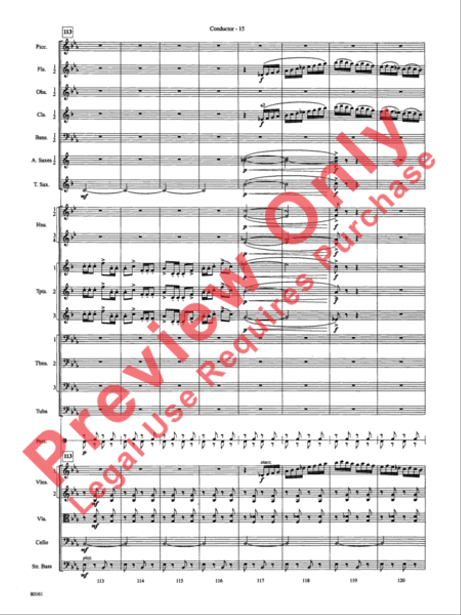 Bugler's Holiday Full Orchestra scores gallery preview page 18