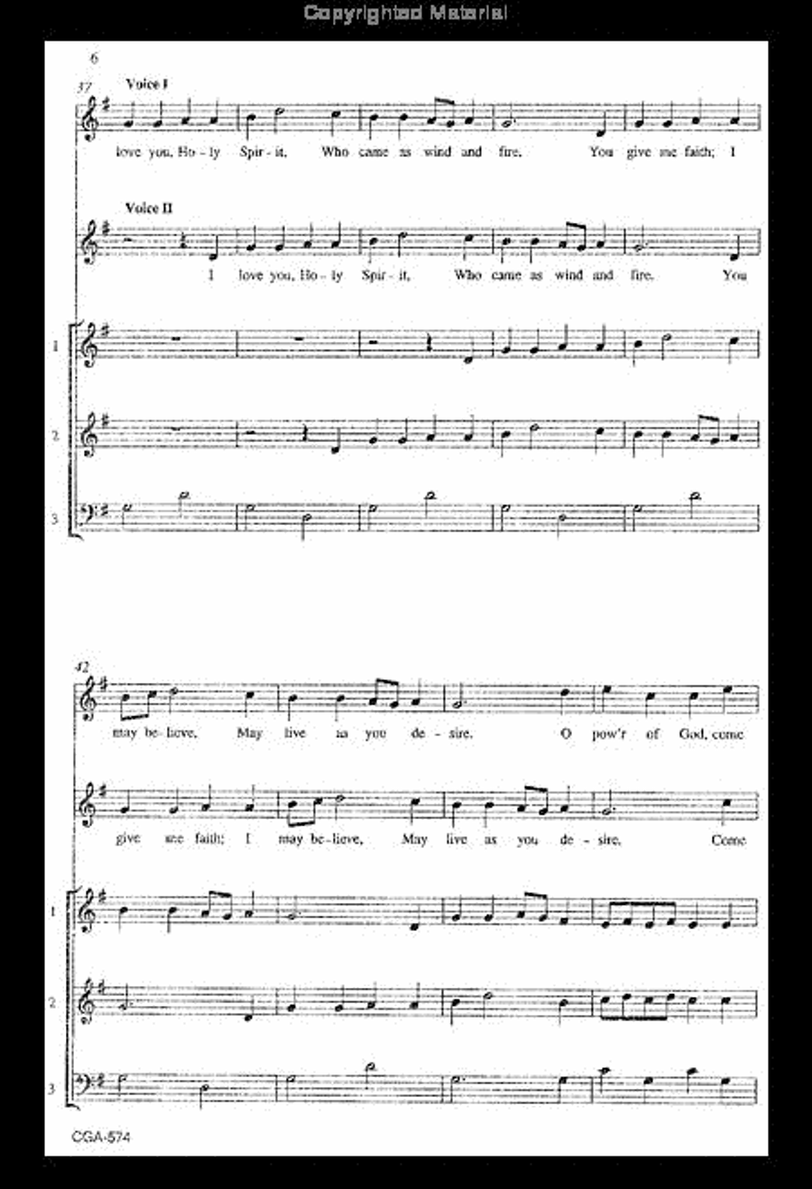 Children's Praise Children's Praise Unison Choir scores gallery preview page 6