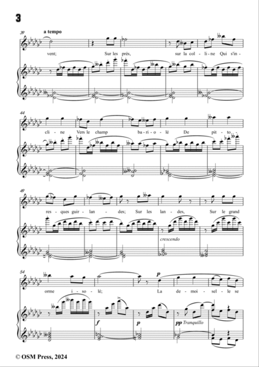 Paladilhe-La Libellule,in G flat Major Voice scores gallery preview page 4