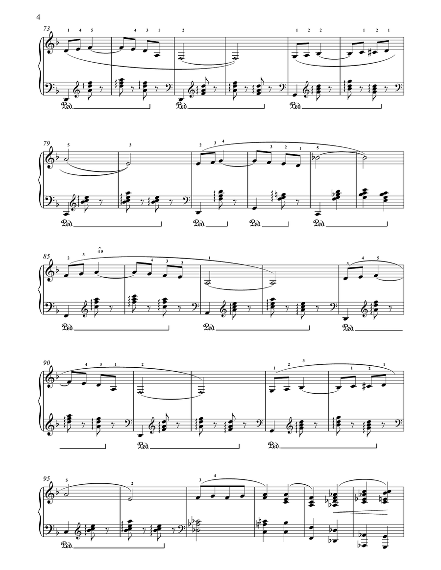 In A Persian Market Piano Solo scores gallery preview page 4