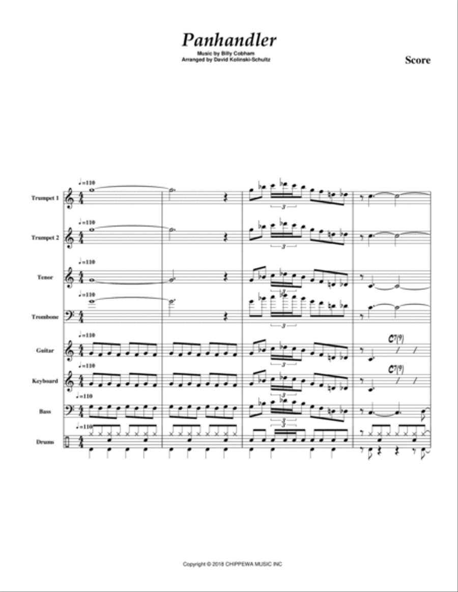 Panhandler Jazz Ensemble scores gallery preview page 4