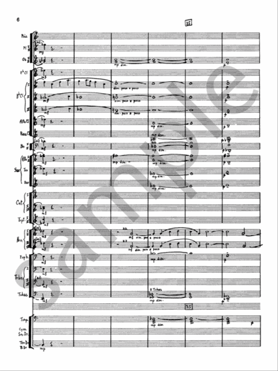 Serenade For Band Concert Band scores gallery preview page 10