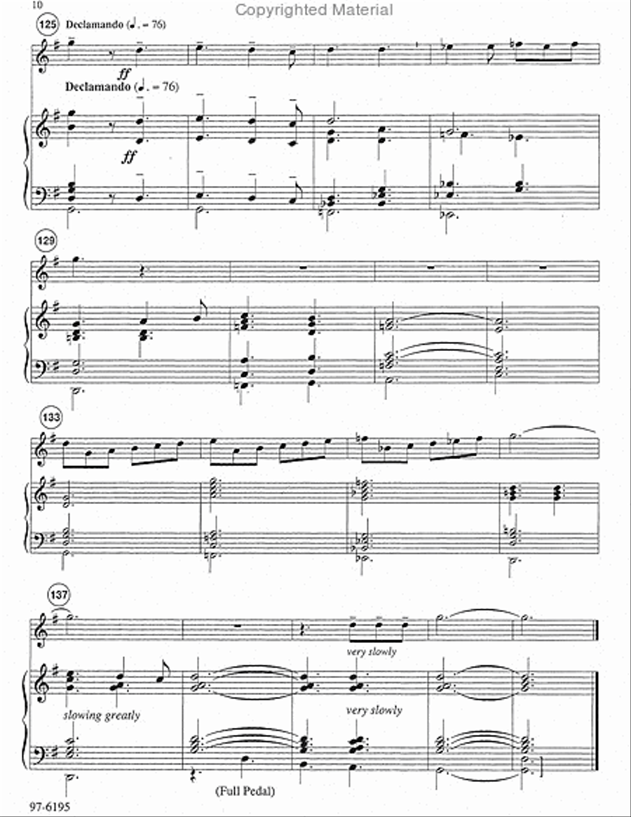 Prelude on Sine nomine (For All the Saints) Trumpet scores gallery preview page 9
