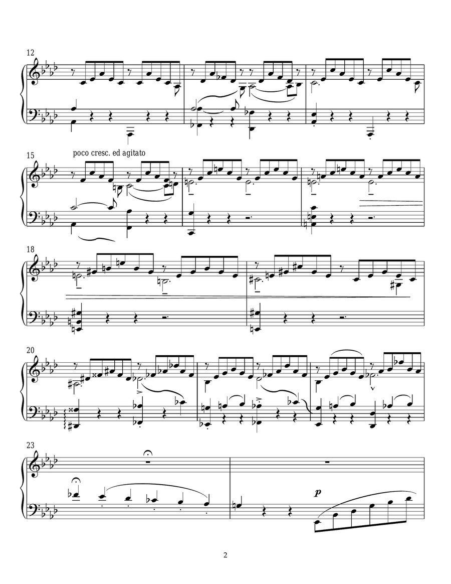 Liebestraum No. 3 Liebestraum No. 3 Piano Solo scores gallery preview page 2