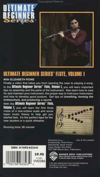 Ultimate Beginner Series - Flute, Volume 1 (VHS)