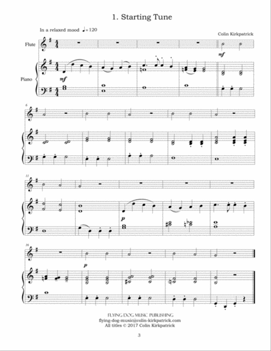 My Flute and Me Flute Solo scores gallery preview page 4