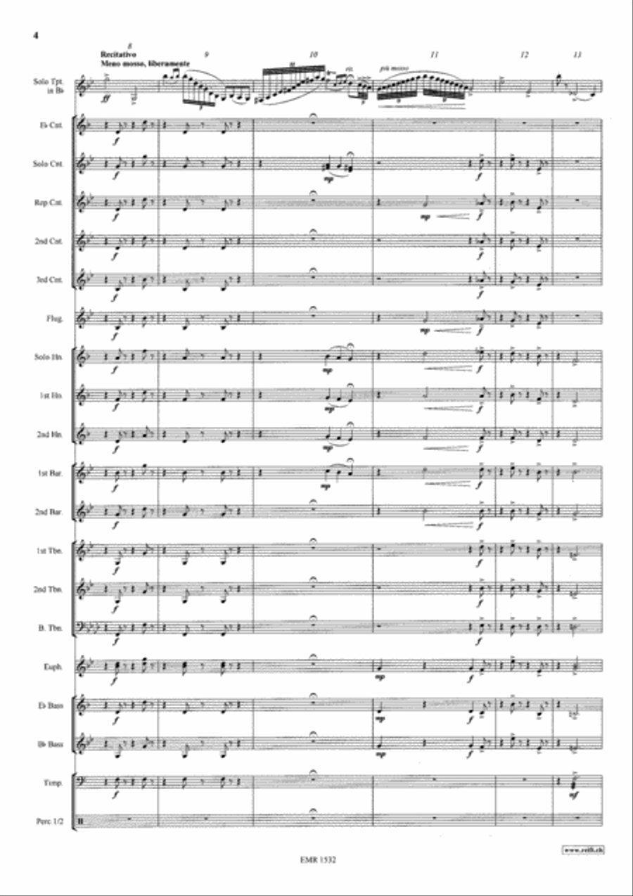 Konzertstuck No. 1 Brass Band scores gallery preview page 5