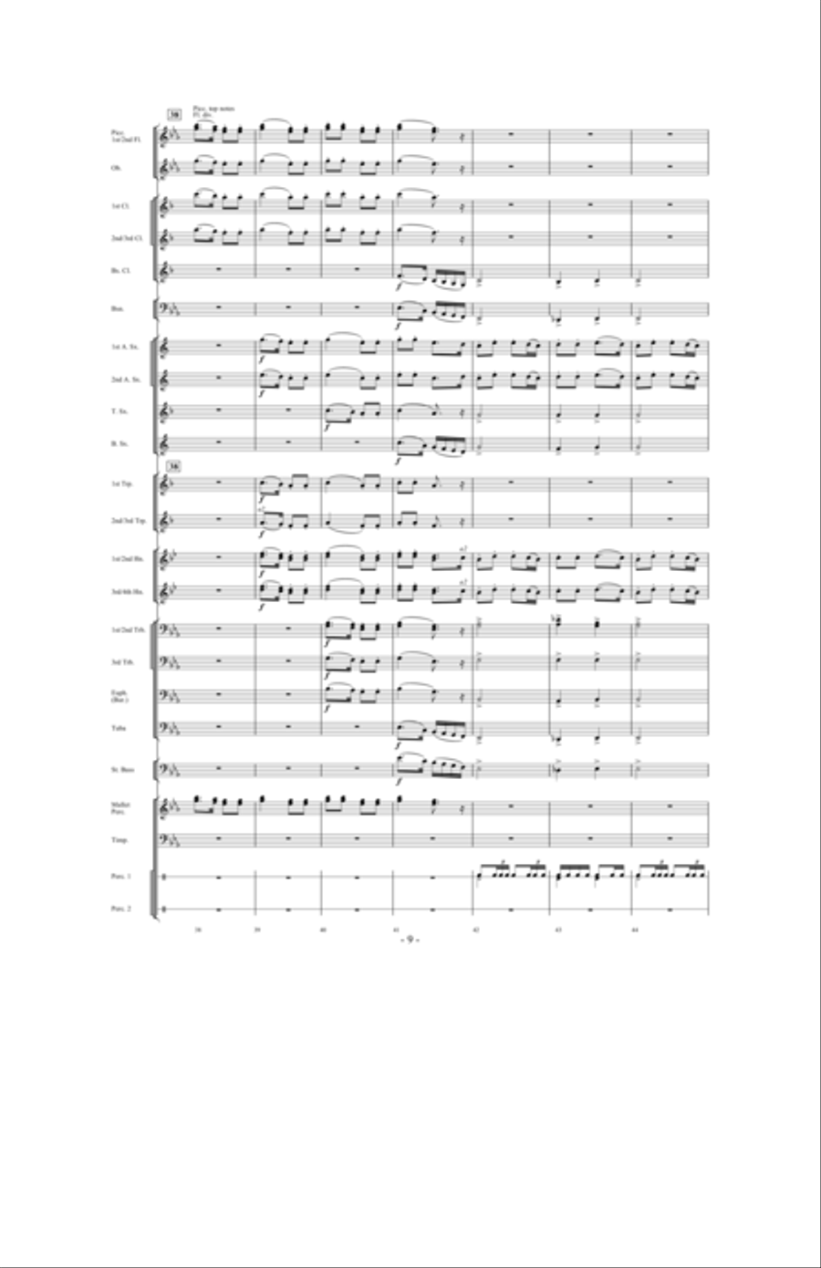 Celebration Folklorique Concert Band scores gallery preview page 8