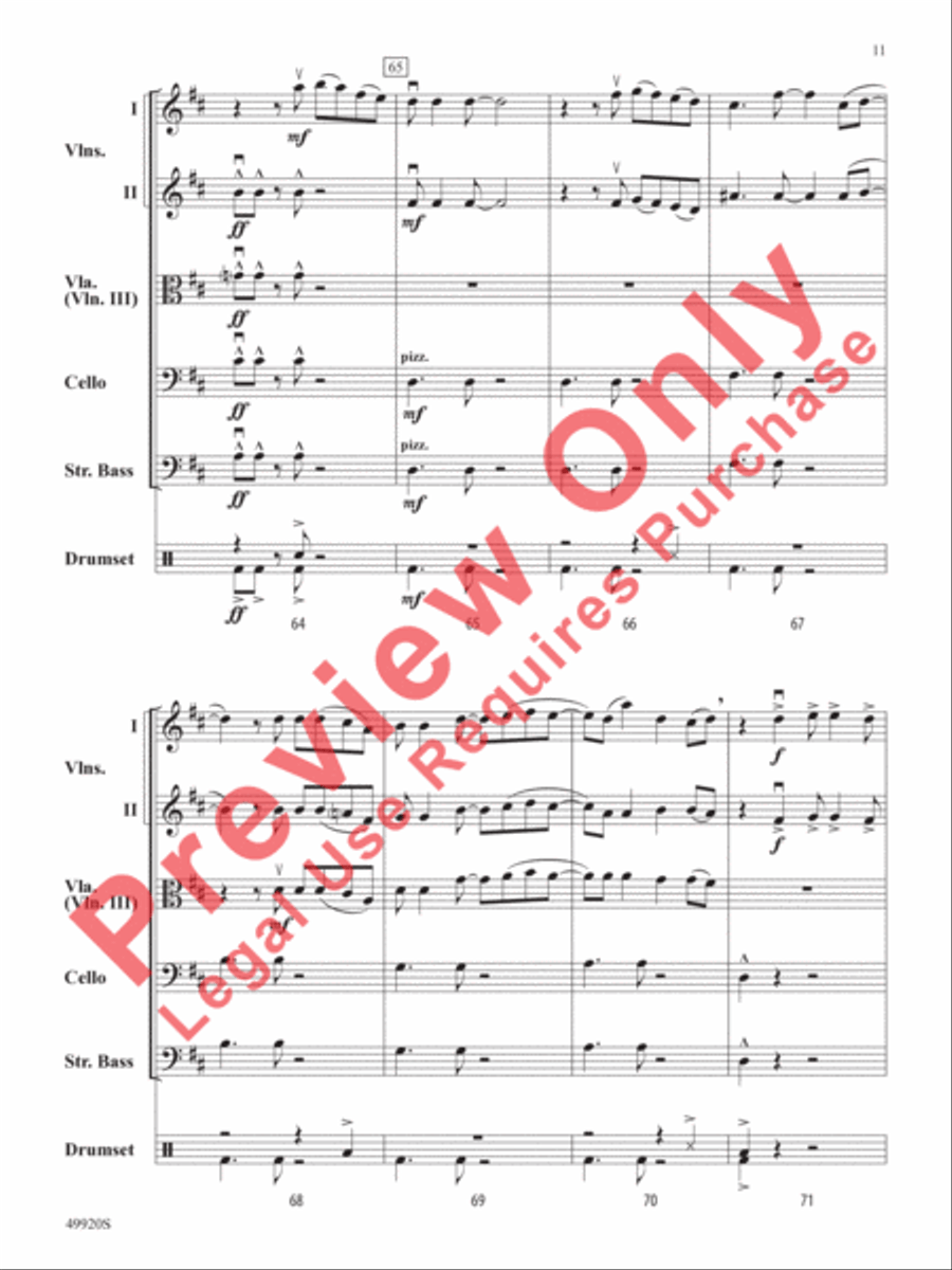 Made You Look String Orchestra scores gallery preview page 12
