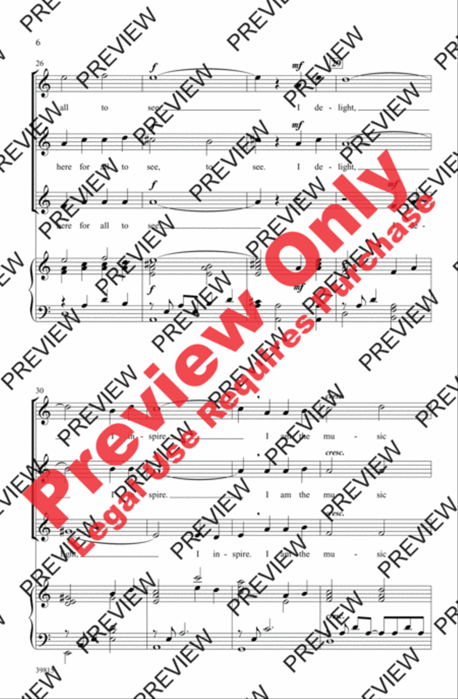 Beauty Women's Choir scores gallery preview page 6
