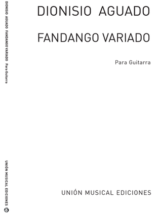 Book cover for Fandango Variado