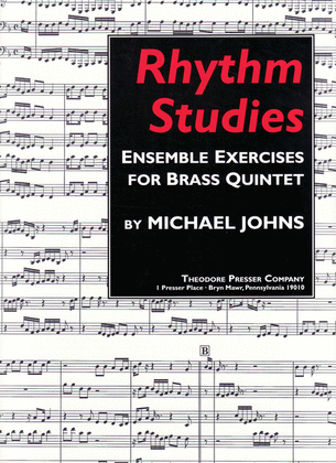 Book cover for Rhythm Studies