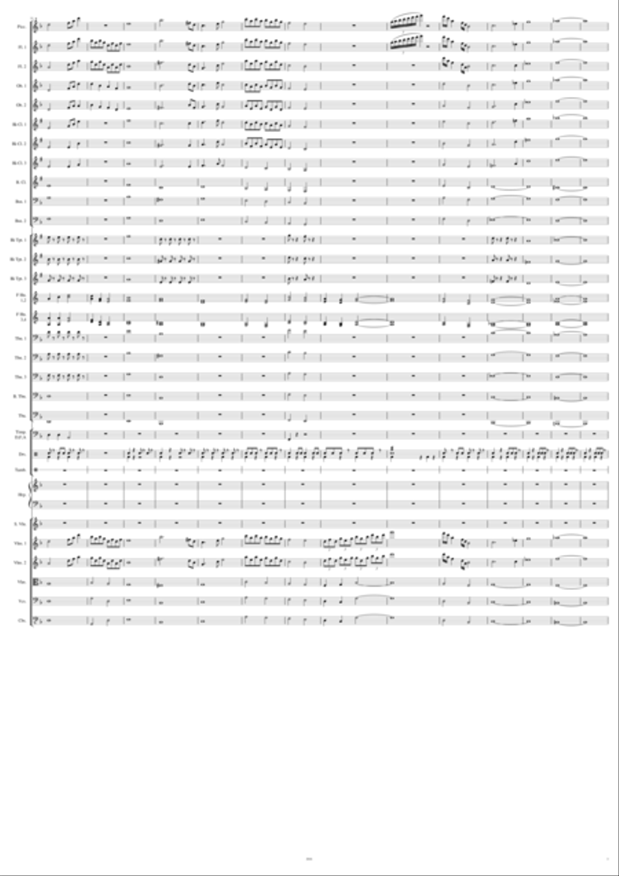 The Harvest Moon (Extended Version) Full Orchestra scores gallery preview page 3
