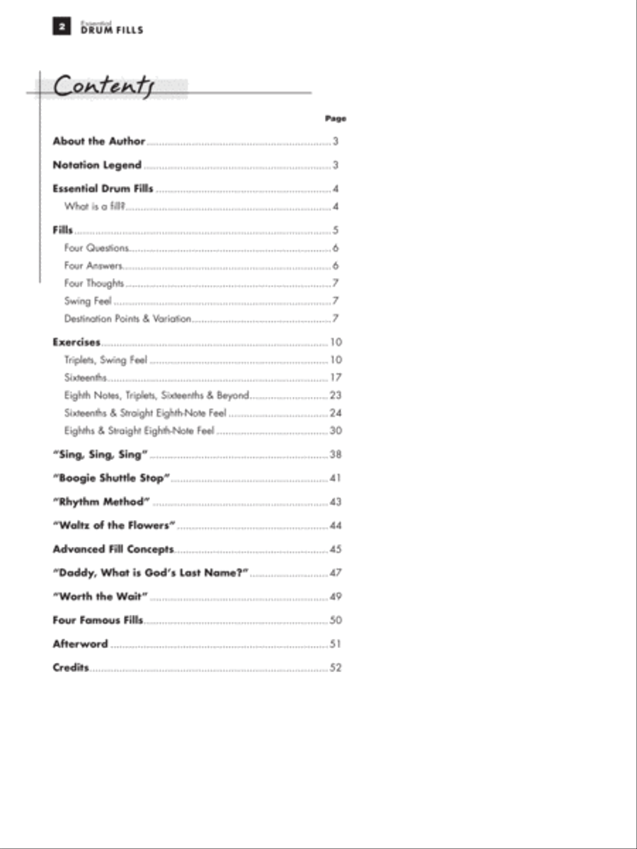 Essential Drum Fills Percussion scores gallery preview page 2