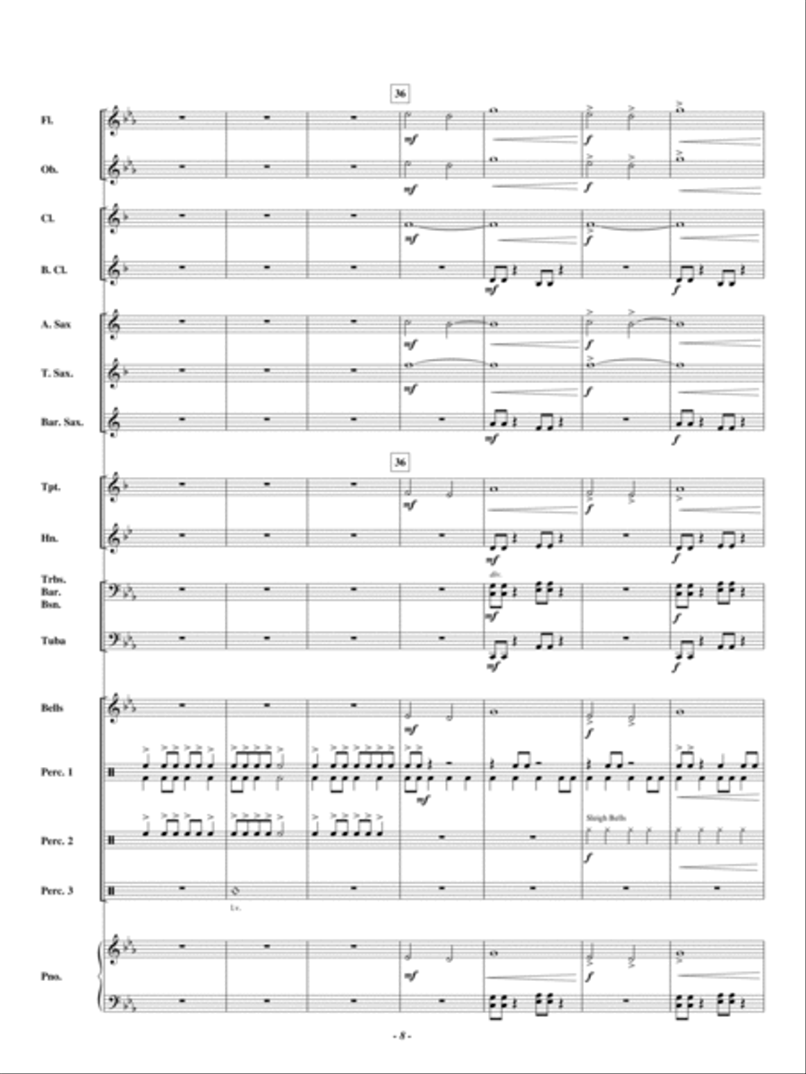 Defeating the Giant Concert Band scores gallery preview page 7