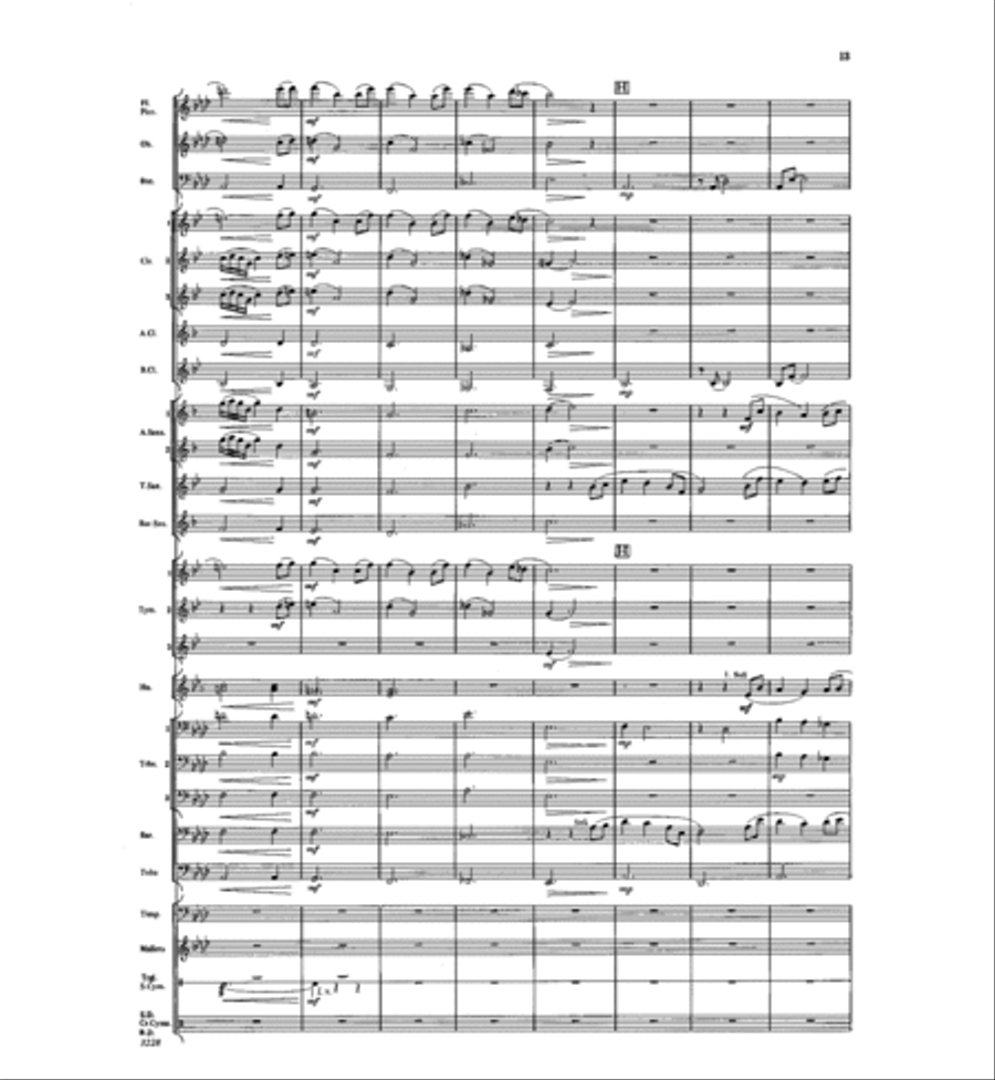 A Bayside Portrait Concert Band scores gallery preview page 12