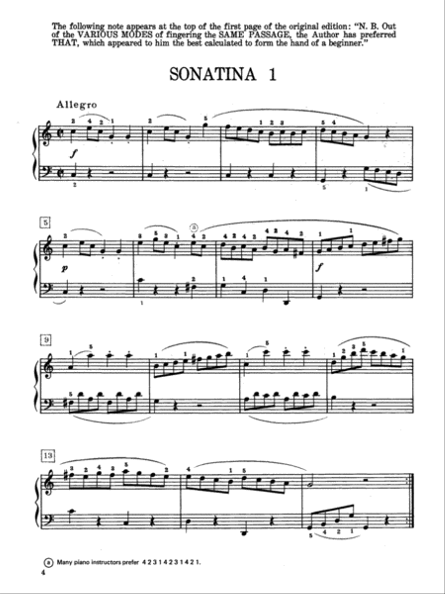 Six Sonatinas Piano Solo scores gallery preview page 3