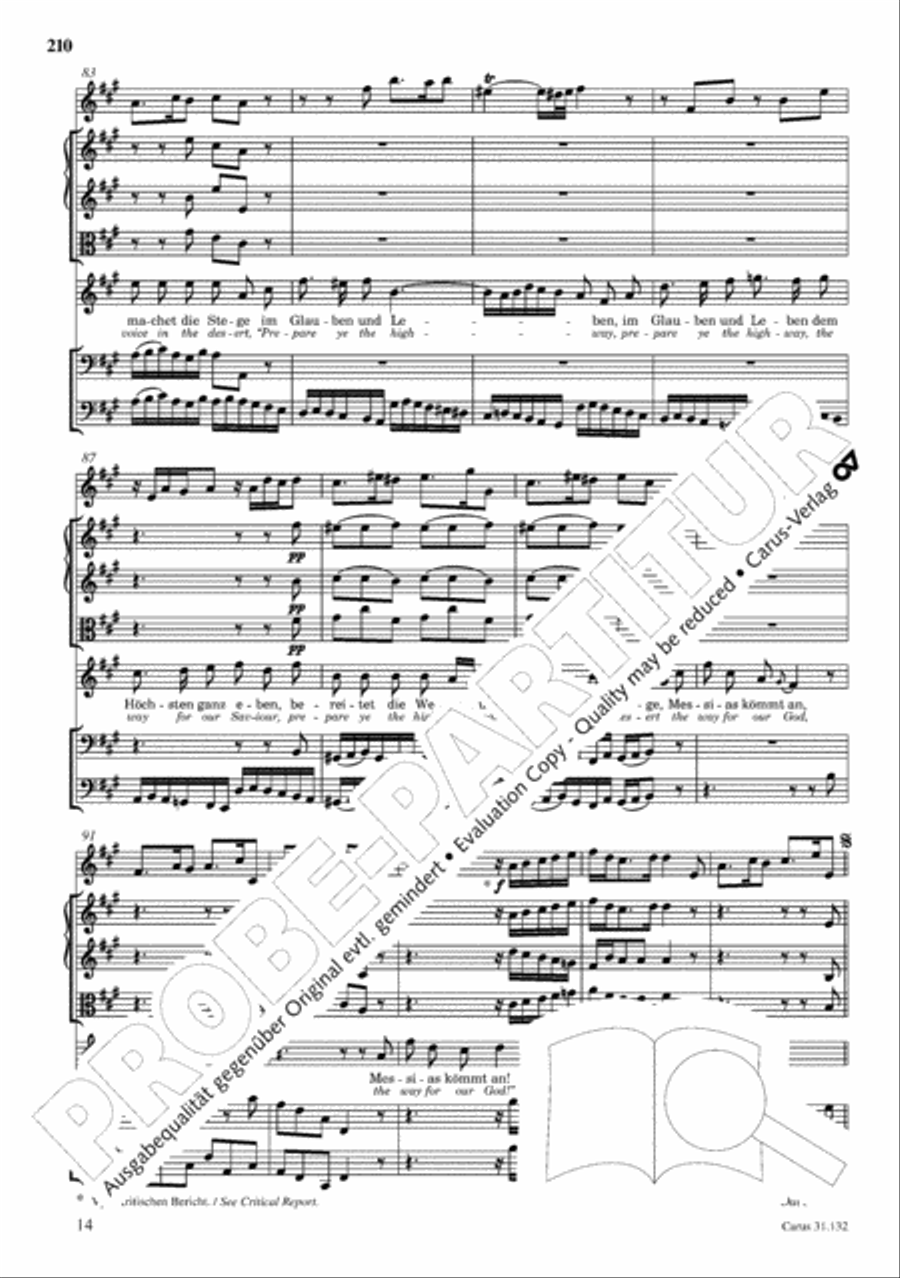 The Complete Sacred Vocal Works (Das geistliche Vokalwerk) Voice scores gallery preview page 211