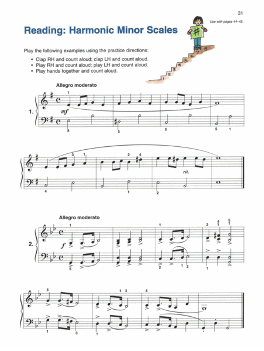 Alfred's Basic Piano Course Sight Reading, Level 4 Piano Method scores gallery preview page 5