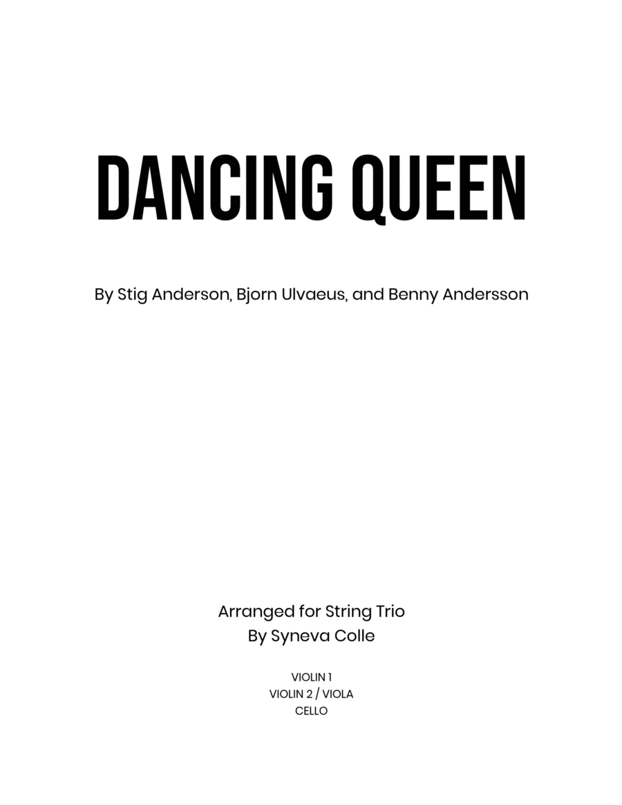 Book cover for Dancing Queen