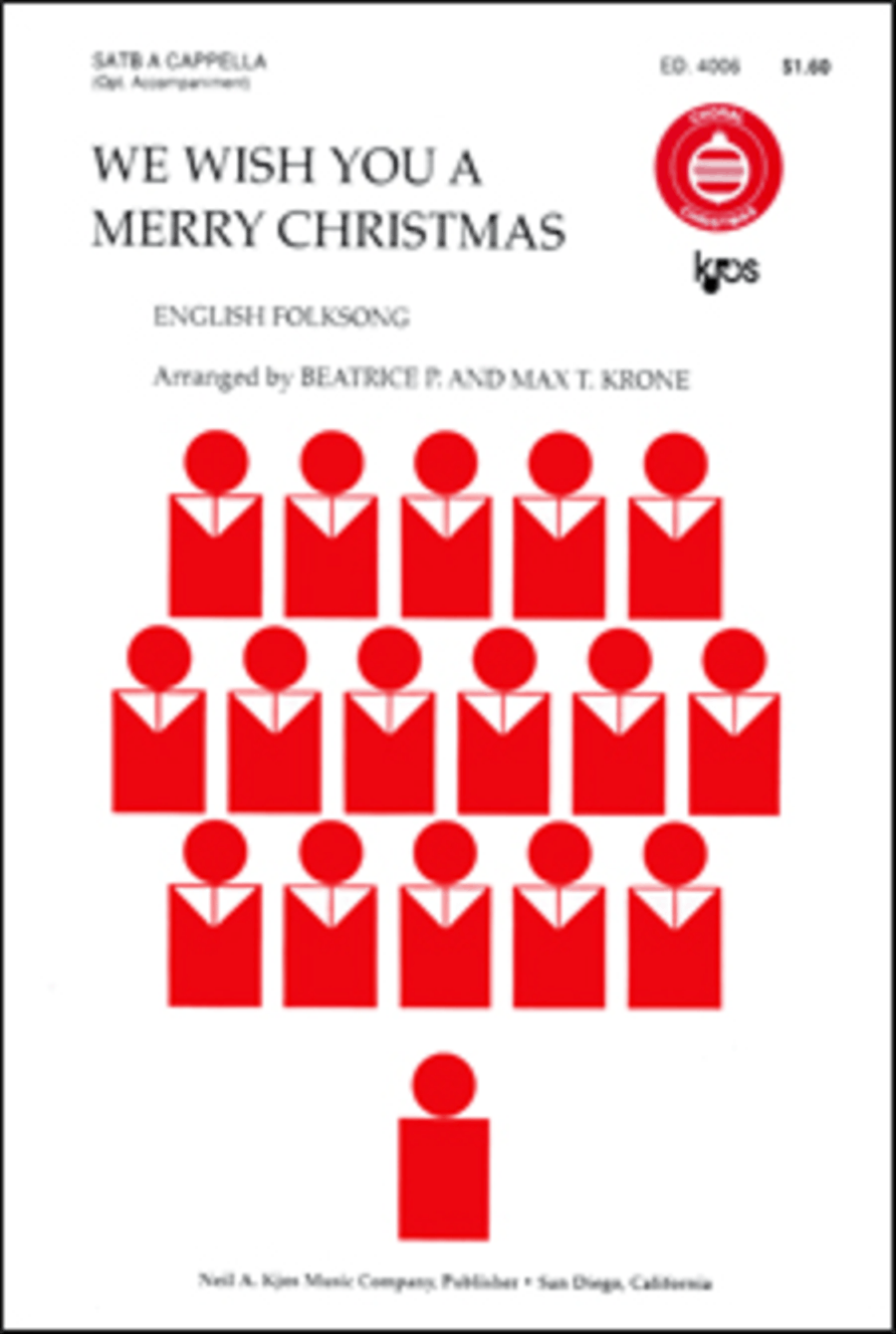 We Wish You a Merry Christmas 4-Part scores gallery preview page 1