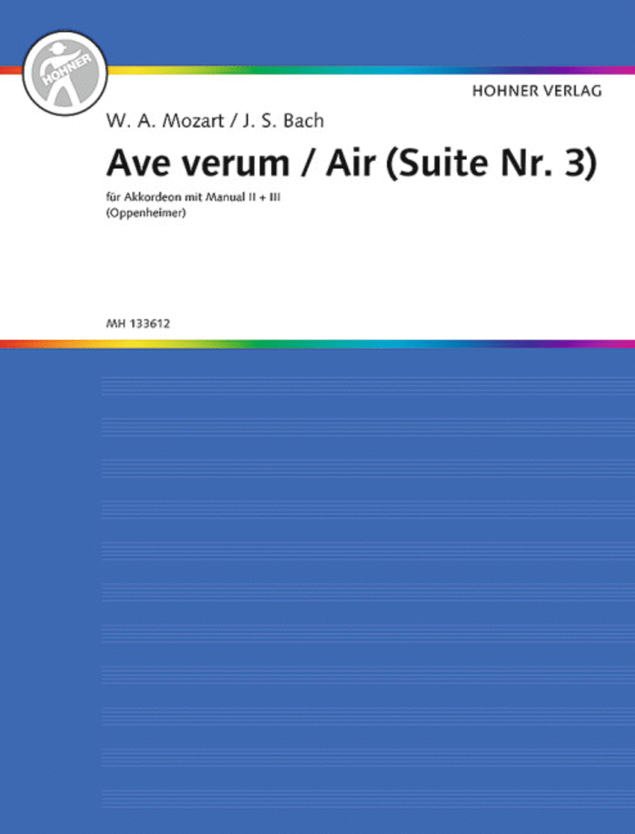 Air / Ave Verum Air / Ave Verum Accordion scores gallery preview page 1